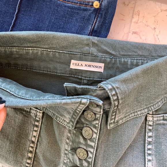 Ulla Johnson Green Kingston Cargo Jean, size 4 - Picture 7 of 16